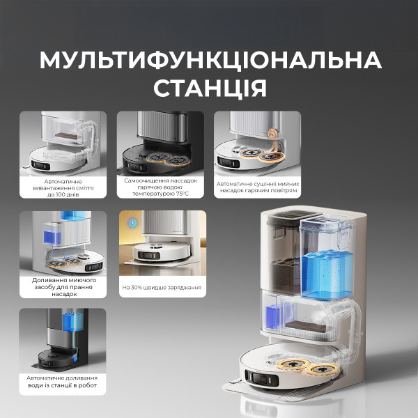 Фото - Робот-пилосос миючий Dreame L40 Ultra AE Black EUA (RLL77SE-Bl)