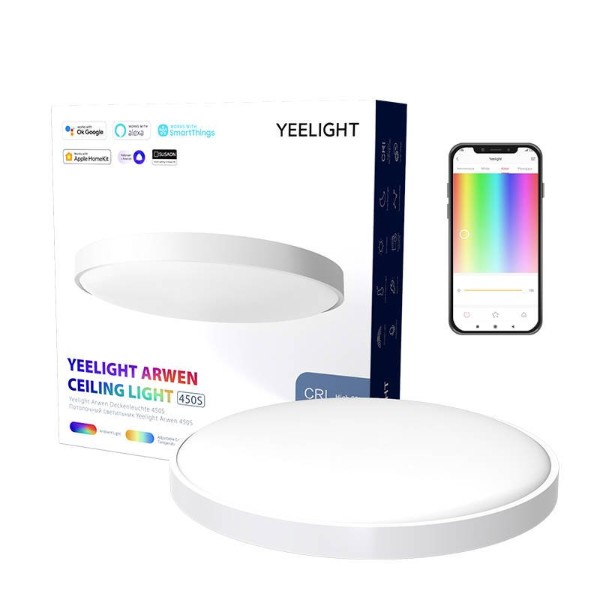 Фото - Світлодіодний світильник Yeelight Arwen Ceiling Light 450S 455mm 50W 2700-6500K Wi-Fi/BLE (YLXD013)