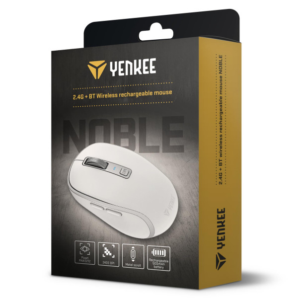 Фото - Мышь беспроводная YENKEE YMS 2085WE NOBLE White