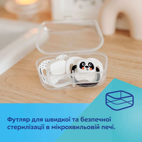 Фото - Симметричная пустышка Canpol babies BabiesBoo 18+ мес 2 шт. - оранжевая (34/929_ora)