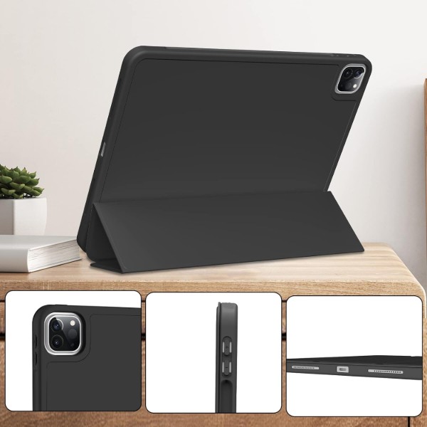 Фото - Чехол для планшета BeCover Tri Fold Soft TPU с креплением Apple Pencil for Apple iPad Pro 11 2020/2021/2022 Black (711109)