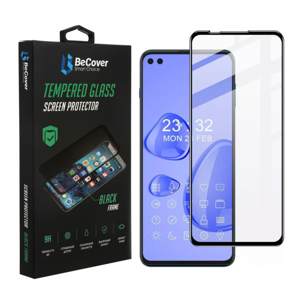 Фото - Захисне скло для смартфону BeCover for Motorola Moto G100 Black (706895)