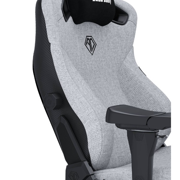 Фото - Кресло для геймеров Anda Seat Kaiser 3 Pro Size XL Grey Fabric (AD12YDC-XL-01-G-PV/F-G02)