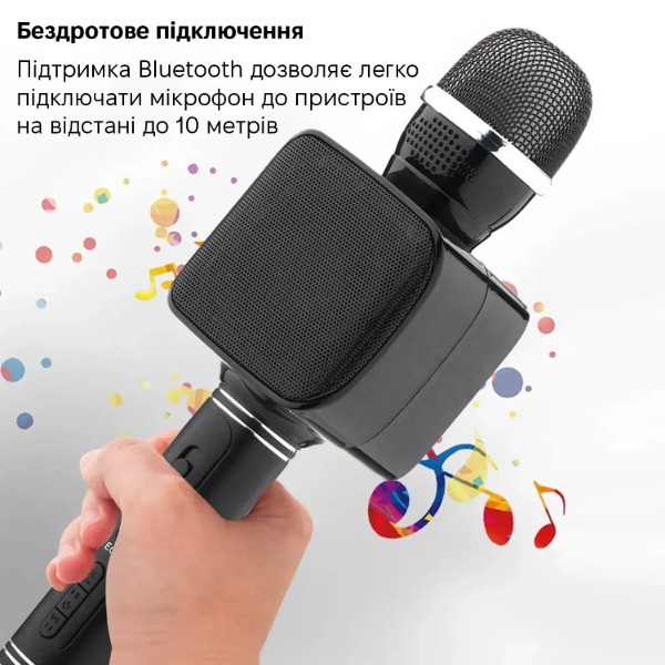 Фото - Микрофон вокальный беспроводной Magic Karaoke YS-68 Black