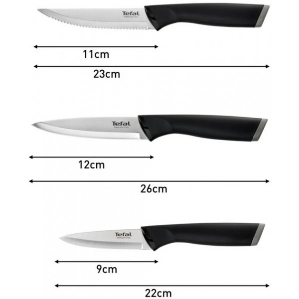 Фото - Набор ножей Tefal K2219455 Essential 3 пр