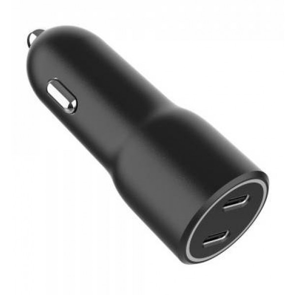 Фото - Автомобільний зарядний пристрій Gembird 2xUSB-C PD 20W (TA-UC-C2PD40-CAR-01)
