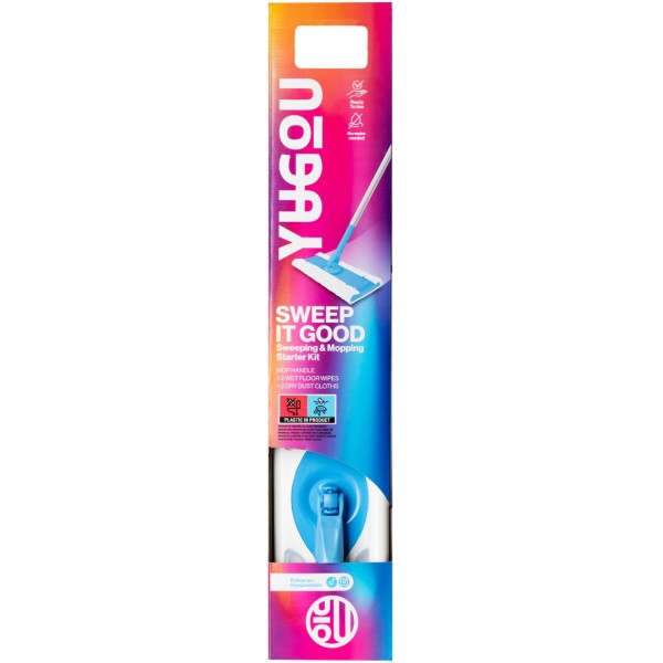 Фото - Швабра Yugou 4 сменные салфетки SWEEP IT GOOD 2 влажные+2 сухие (7350121989160)