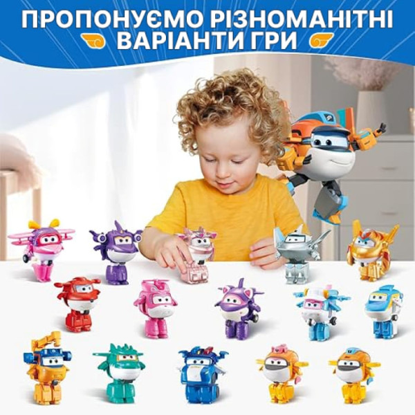 Фото - Колекційна фігурка Super Wings Transform-a-Bots aki (YW780058)