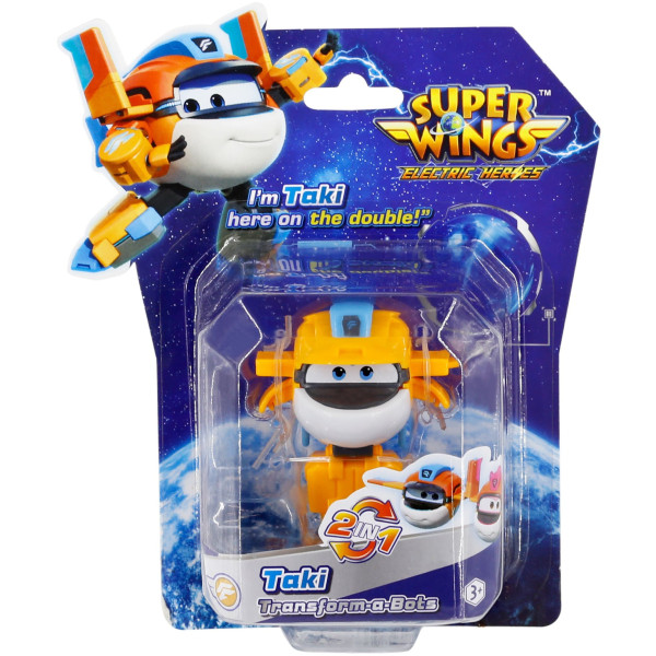 Фото - Колекційна фігурка Super Wings Transform-a-Bots aki (YW780058)