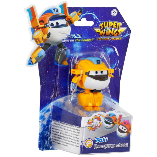 Фото - Колекційна фігурка Super Wings Transform-a-Bots aki (YW780058)