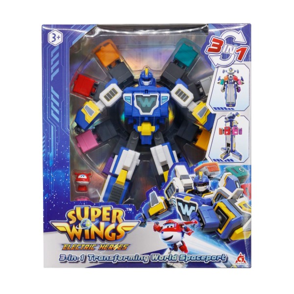Фото - Робот-трансформер Super Wings Transforming Всемирный космодром 3в1 (YW780288)