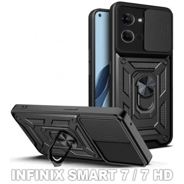 Фото - Чохол для смартфону BeCover Military for Infinix Smart 7 (X6515) / 7 HD (X6516) Black (710138)