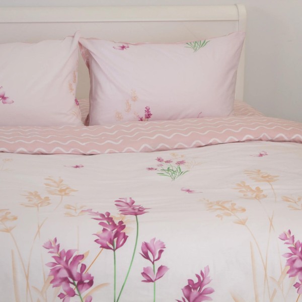 Фото - Комплект постельного белья ТЕП Happy Sleep семейный Flower Wave +нав. 50x70 см (2-03797_35205)