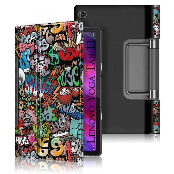Фото - Чохол для планшета BeCover Smart for Lenovo Yoga Tab 11 YT-706 Graffiti (707298)