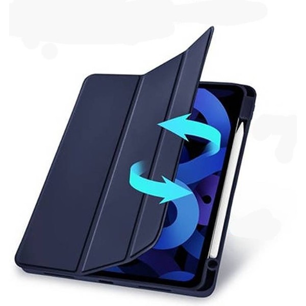 Фото - Чехол для планшета BeCover Tri Fold Soft TPU с креплением Apple Pencil for Apple iPad 10.2 2019/2020/2021 Deep Blue (708456)