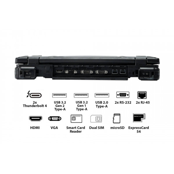 Фото - Ноутбук Durabook Z14 Basic (Z4E2Q3DE3BXX) Black