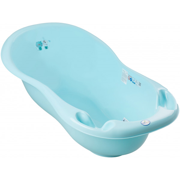 Фото - Дитяча ванночка Tega Baby LUX Кіт та Пес зі зливом 102 см, Блакитна (PK-005ODPLYW-101)