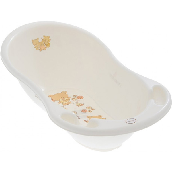 Фото - Детская ванночка Tega Baby "Мишки", белая жемчужина, 86 см. (MS-004-118)