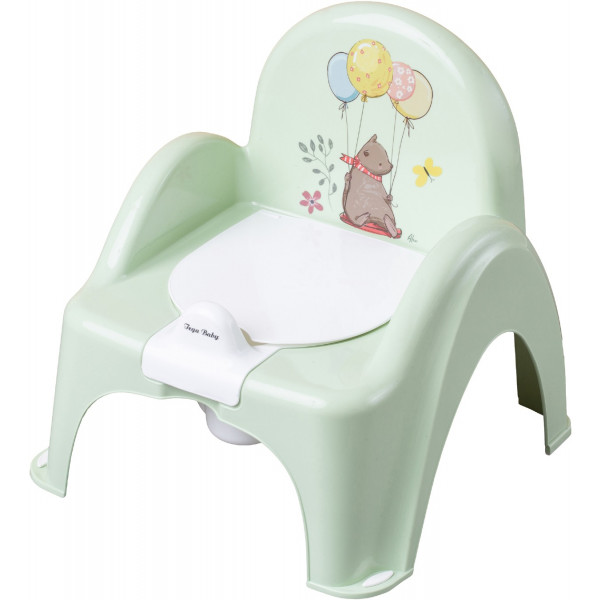 Фото - Горшок детский Tega Baby стульчик Лесная сказка с музыкой Светло-зеленый (PO-073-112)