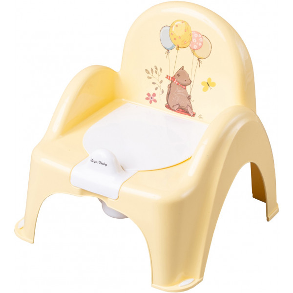 Фото - Горшок детский Tega Baby стульчик Лесная сказка с музыкой Светло-желтый (PO-073-109)