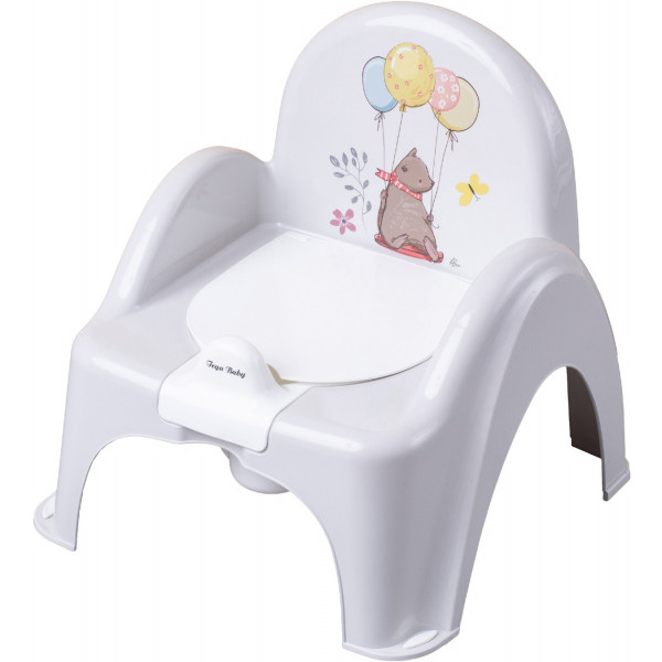 Фото - Горщик дитячий Tega Baby стільчик Лісова казка з музикою Світло-кремовий (PO-073-111)