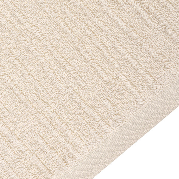 Фото - Рушник для обличчя Home Line махровий Іларія бежевий 50х90 (175727)