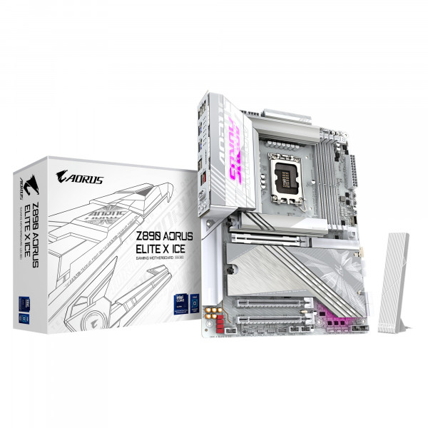 Фото - Материнська плата Gigabyte Z890 AORUS ELITE X ICE