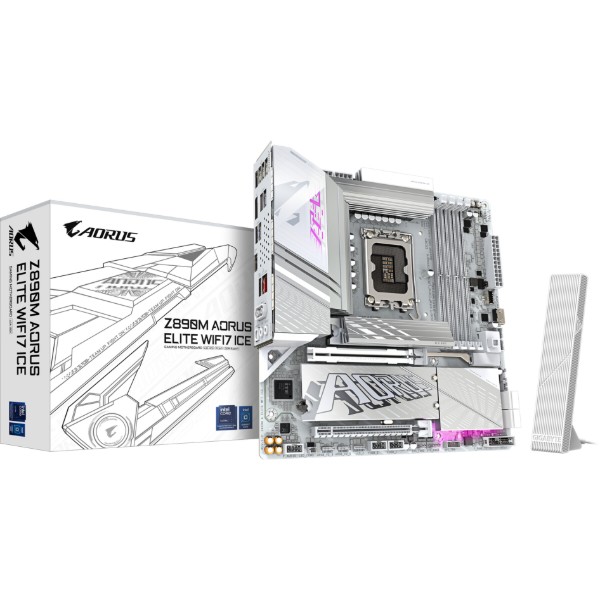 Фото - Материнская плата Gigabyte Z890M AORUS ELITE WIFI7 ICE DDR5