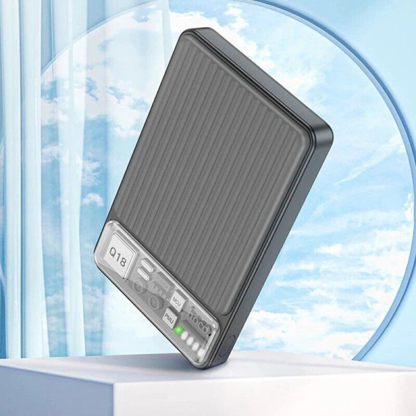 Фото - Батарея мобильная HOCO Q18 Tourer 22.5W + PD20W Magnetic 10000 mAh Black (715106)
