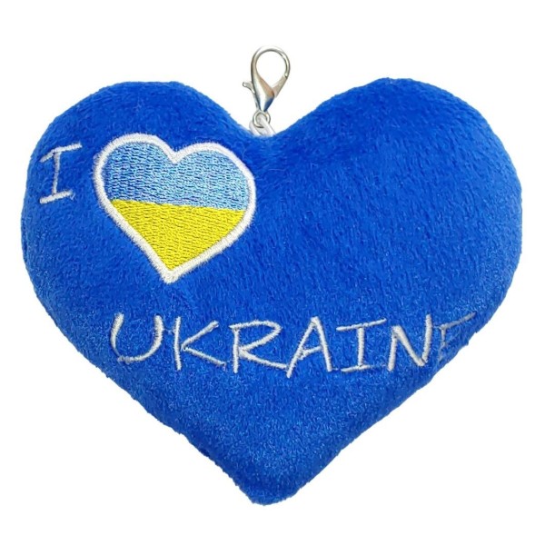 Фото - Мягкая игрушка Tigres СерцеI love Ukraine (ПД-0432)