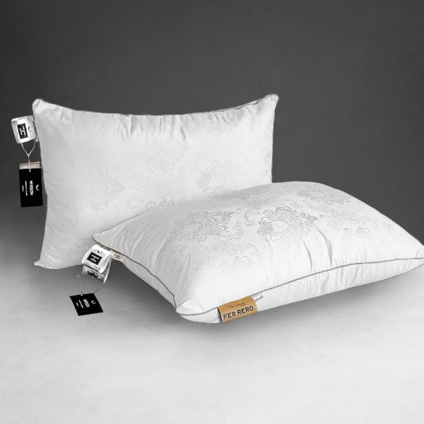 Фото - Подушка стандартна MirSon №15-11 Ferrero Silk Kapok White середня 40х60 (2200011164175)