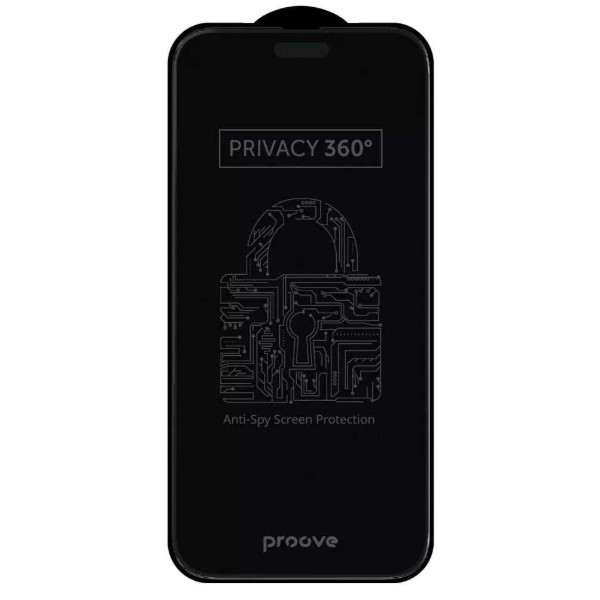 Фото - Захисне скло для смартфону Proove Privacy 360 iPhone 15 Pro black (PGP360I15P01)