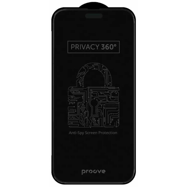 Фото - Захисне скло для смартфону Proove Privacy 360 iPhone 17 Pro black (PGP360I17P01)
