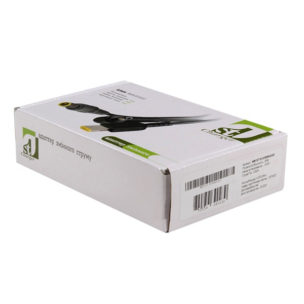 Фото - Зарядний пристрій для ноутбука 1stCharger 90W 19.5V 4.62A 4.5x3.0 Wall Mount (WM1ST19.5V90W4530D)
