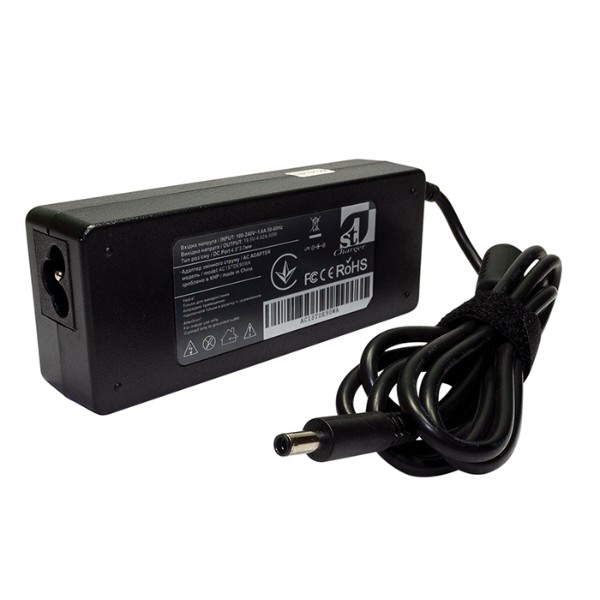 Фото - Зарядний пристрій для ноутбука 1stCharger Dell 90W 19.5V 4.62A 4.5x3.0 силовий кабель (AC1STDE90WA)