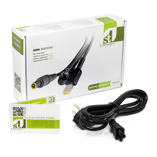 Фото - Зарядное устройство для ноутбука 1stCharger Lenovo 120W 19.5V 6.15A 6.3x3.0 силовой кабель (AC1STLE120WG5)
