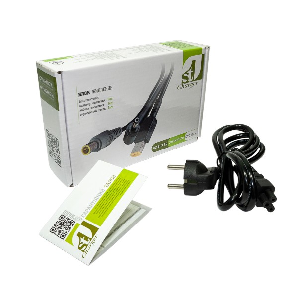 Фото - Зарядний пристрій для ноутбука 1stCharger Sony 45W 10.5V 4.3A 4.8x1.7 силовий кабель (AC1STSO45WB3)