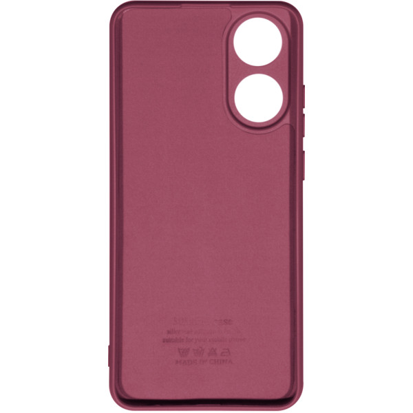 Фото - Чехол для смартфона Zarmans Soft Touch Oppo A78 (4G) бордовый (000002349)