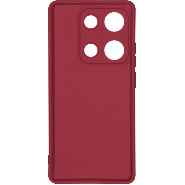 Фото - Чохол для смартфону Zarmans Soft Touch Redmi Note 14S (4G) бордовий (000002609)