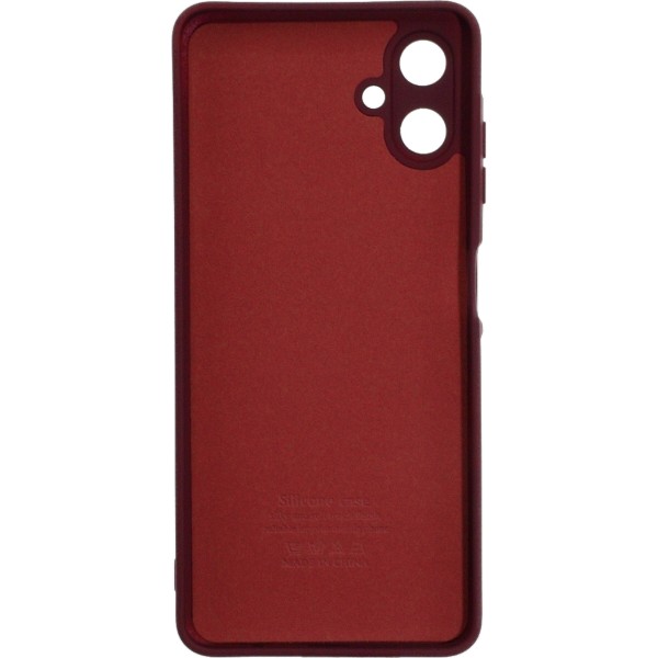 Фото - Чехол для смартфона Zarmans Soft Touch Samsung A06 бордовий (000001939)