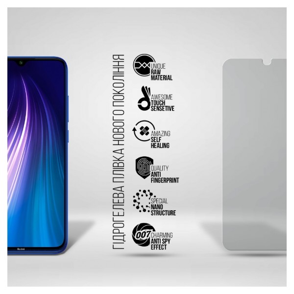 Фото - Захисна плівка для смартфону Armorstandart Anti-spy for Xiaomi Redmi Note 8 / Note 8 2021 (ARM70135)