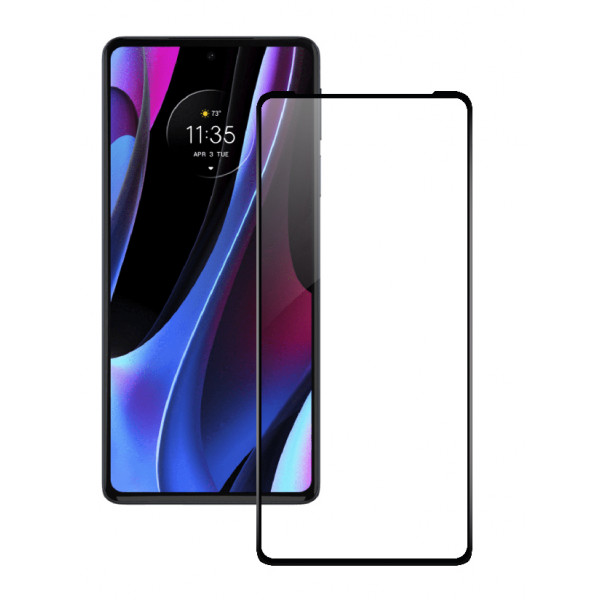 Фото - Захисне скло для смартфону ACCLAB Full Glue for MOTO EDGE 30 Pro 5G Black (1283126528545)