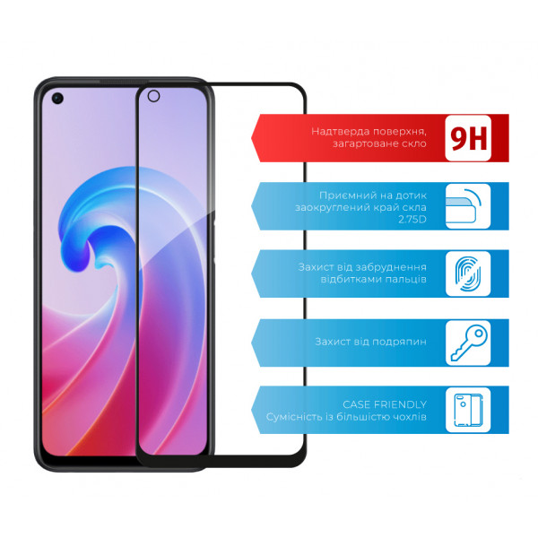 Фото - Захисне скло для смартфону ACCLAB Full Glue for Oppo A96 (1283126522154)