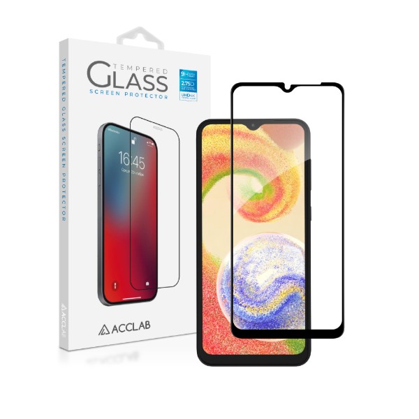 Фото - Защитное стекло для смартфона ACCLAB Full Glue for Samsung A04 Black (1283126544804)