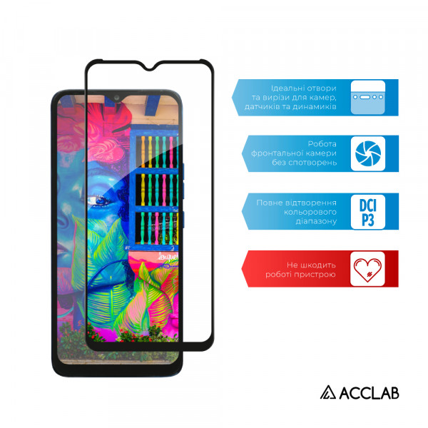 Фото - Захисне скло для смартфону ACCLAB Full Glue for Tecno Pop 5 LTE (1283126535345)