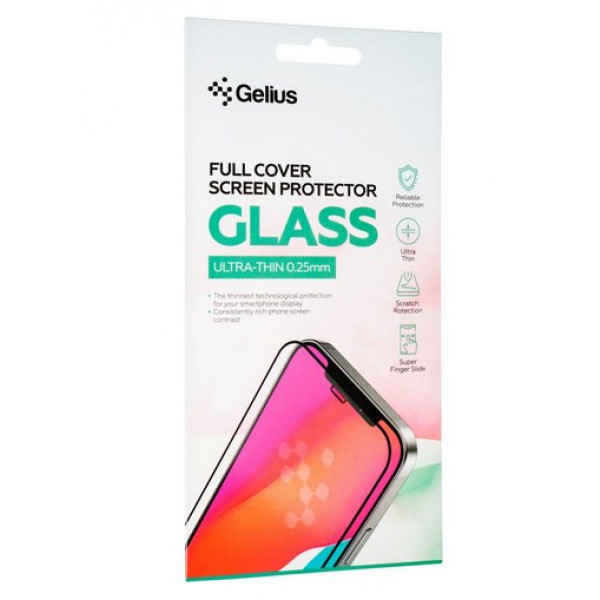 Фото - Захисне скло для смартфону Gelius Full Cover Ultra-Thin 0.25mm for Tecno Spark 10 Black (00000094040)
