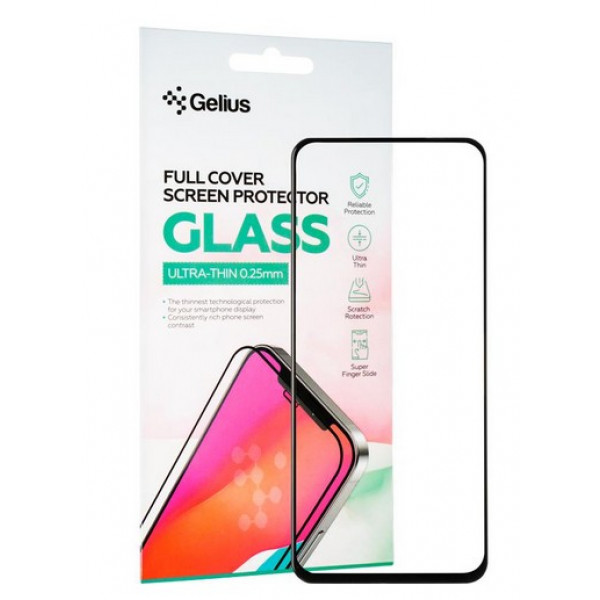 Фото - Защитное стекло для смартфона Gelius Full Cover Ultra-Thin 0.25mm for Xiaomi Redmi 12 Black (00000093785)