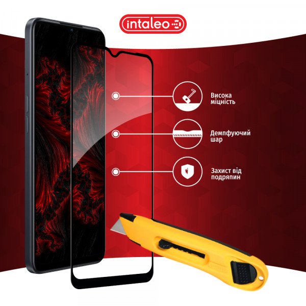 Фото - Захисне скло для смартфону Intaleo Full Glue for Oppo A77 Black (1283126546334)