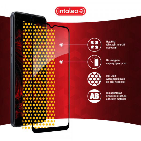Фото - Захисне скло для смартфону Intaleo Full Glue for Oppo A77 Black (1283126546334)