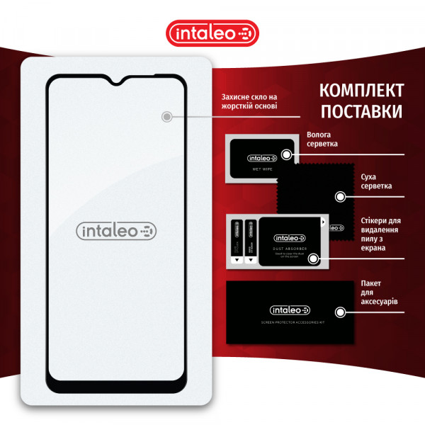 Фото - Захисне скло для смартфону Intaleo Full Glue for Oppo A77 Black (1283126546334)